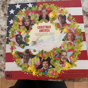 Christmas America Holiday Wreath Album vinyl record